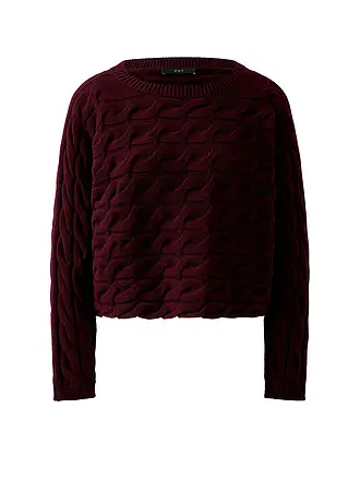 OUÍ | Pullover SIRAH | dunkelrot